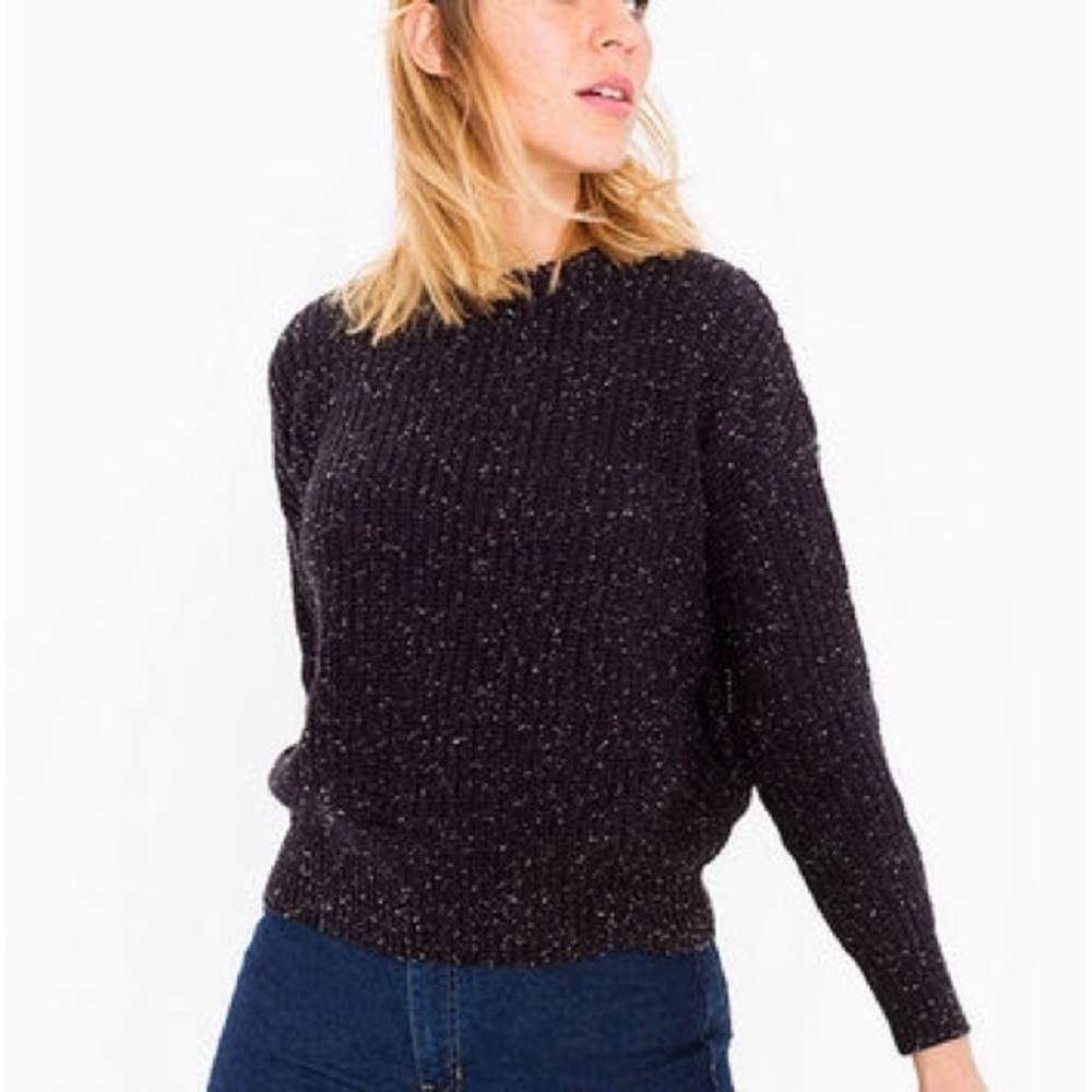 American Apparel Cropped Unisex Fisherman Sweater